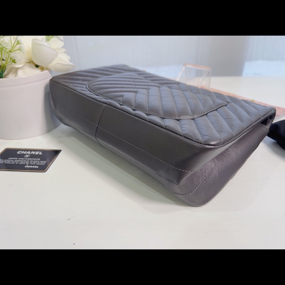 Chanel 226 Reissue Dark Grey Double Flap - Picture 3 of 10